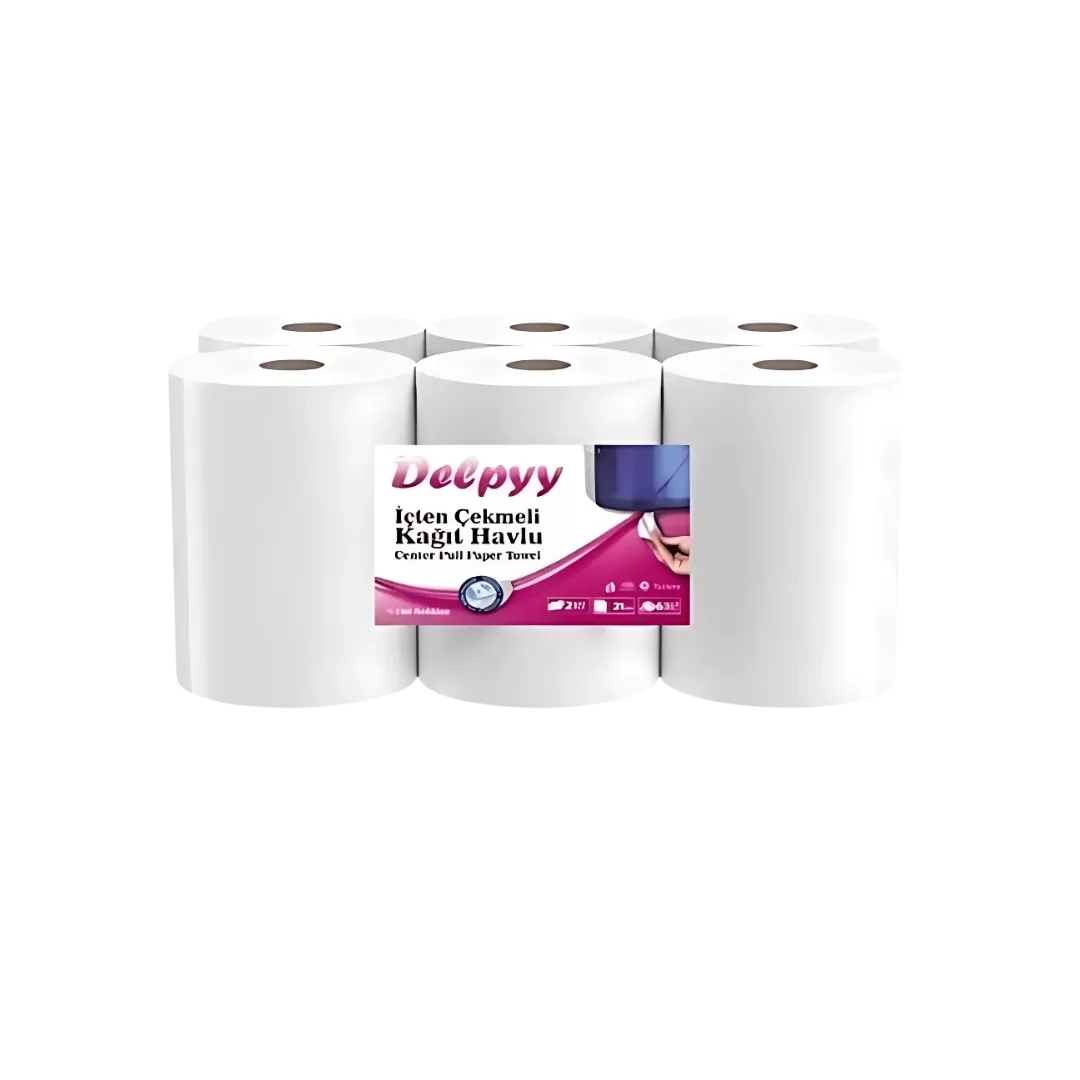 Delpyy İçten Çekmeli Kağıt Havlu - 6 Rulo