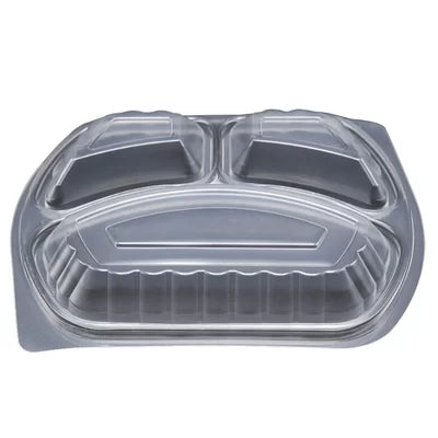 Larplast 3Göz Mikrodalga Fırın Kabı - 50'li Paket