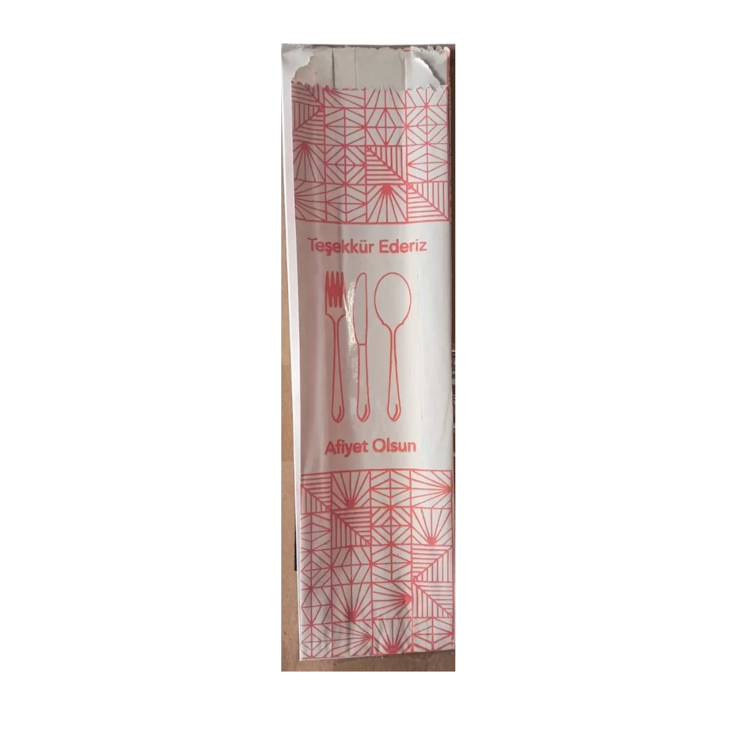 MFC Lvc Çatal Kaşık Kese Kağıdı - 8x26 Cm Standart 10 klilo