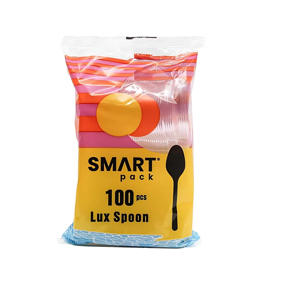 Smartpack Lüks Plastik Kaşık - 100'lü Paket