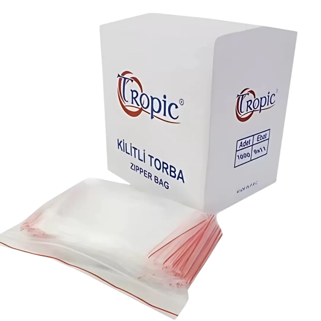 Tropic 9x11 Kilitli Torba - 1000 Adet