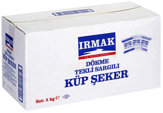 Irmak Tekli Sargılı Dökme Küp Şeker - 5kg