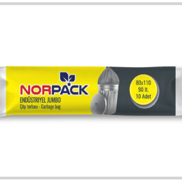 NORPACK 80x110 ENDÜSTRİYEL JUMBO ÇÖP TORBASI - 500 gr