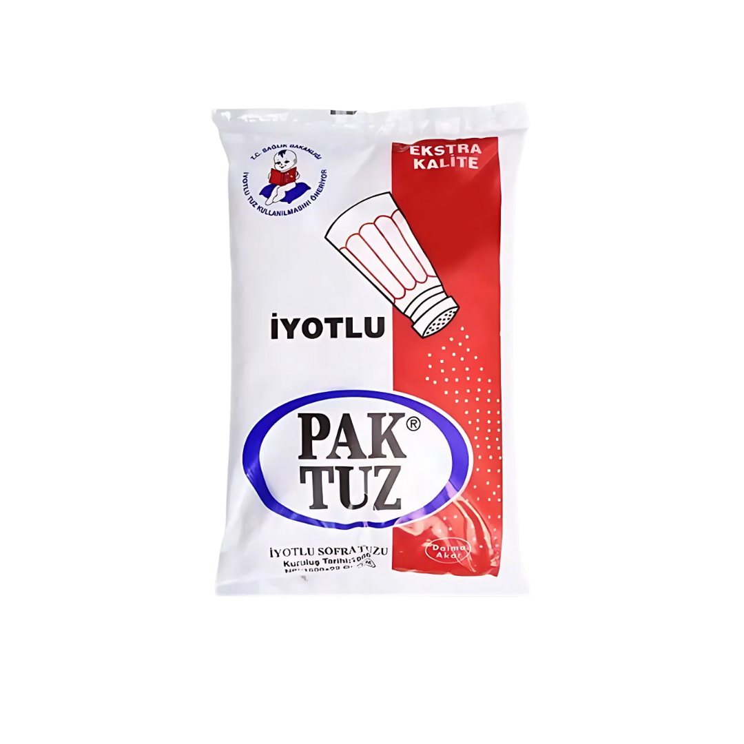 Pak İyotlu Sofra Tuzu - 1500gr