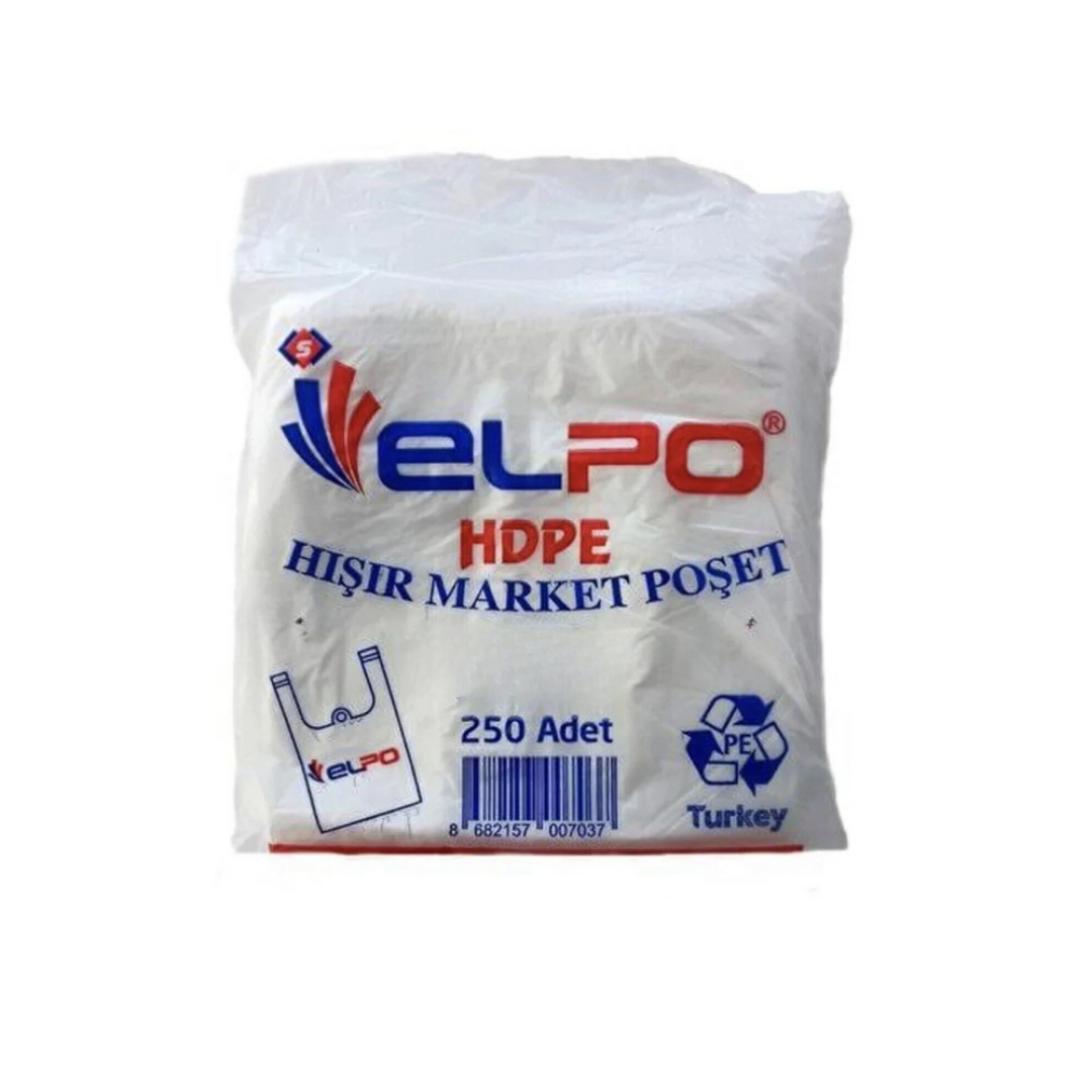 Elpo Orta Boy Hışır Market Poşeti - 250'li Paket