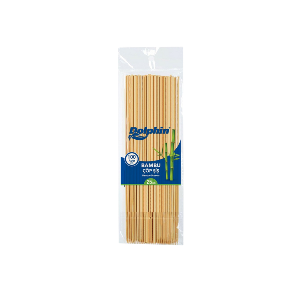 Dolphin Bambu Çöp Şiş - 25cm 100 Adet