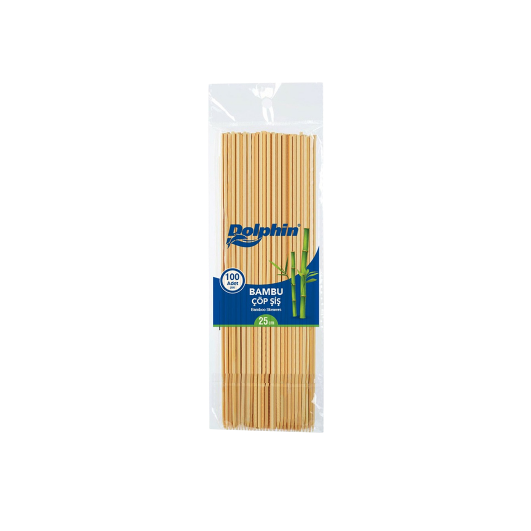 Dolphin Bambu Çöp Şiş - 25cm 100 Adet