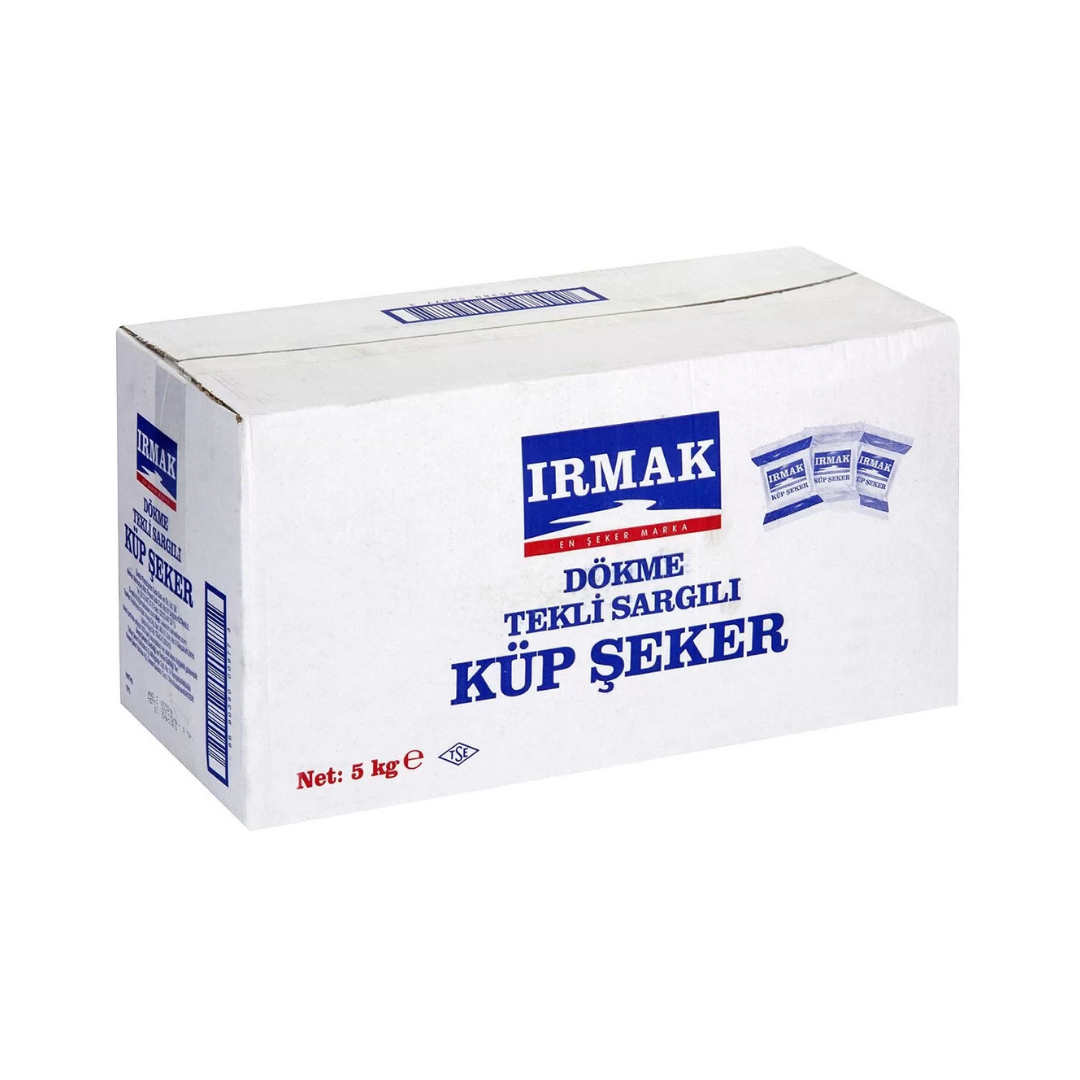 Irmak Tekli Sargılı Dökme Küp Şeker - 5kg
