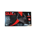 Dux L Beden Siyah Nitril Muayene Eldiveni - 100'lü Paket