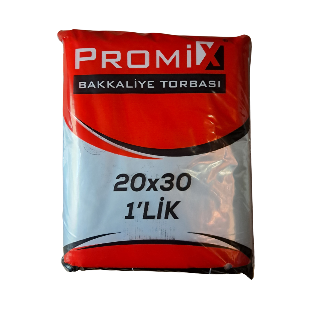 PROMİX 20X30 1'LİK BAKKALİYE TORBASI