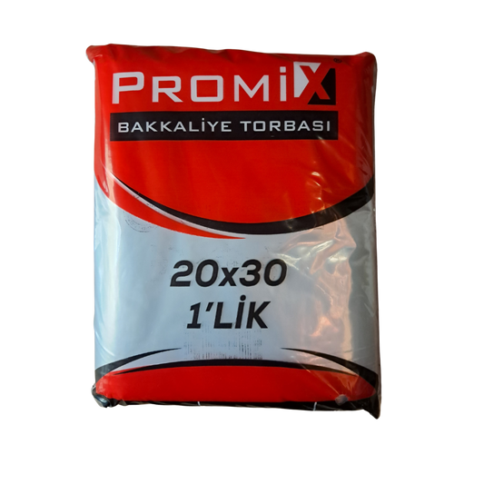 PROMİX 20X30 1'LİK BAKKALİYE TORBASI