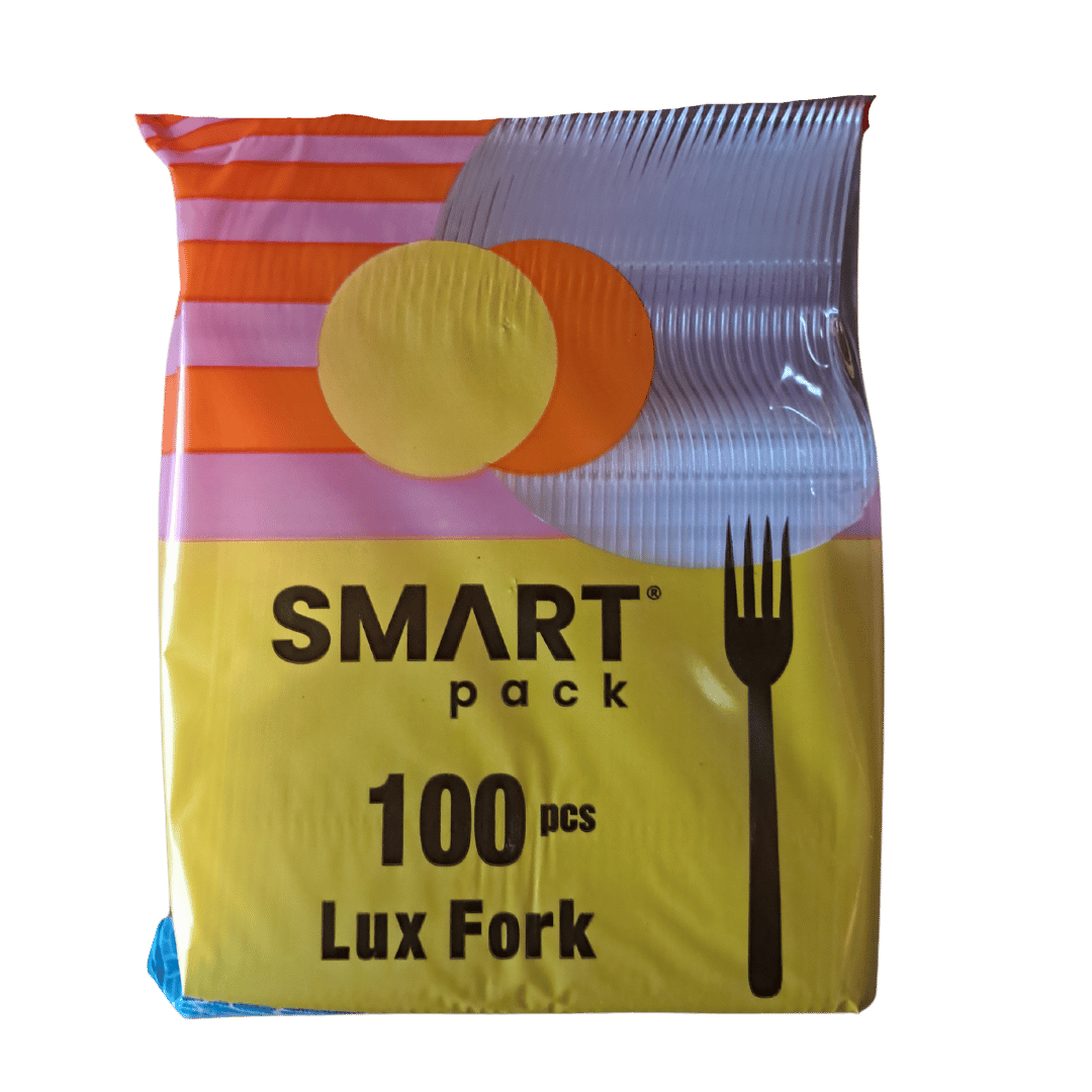 Smartpack Lüks Plastik Çatal - 100'lü Paket