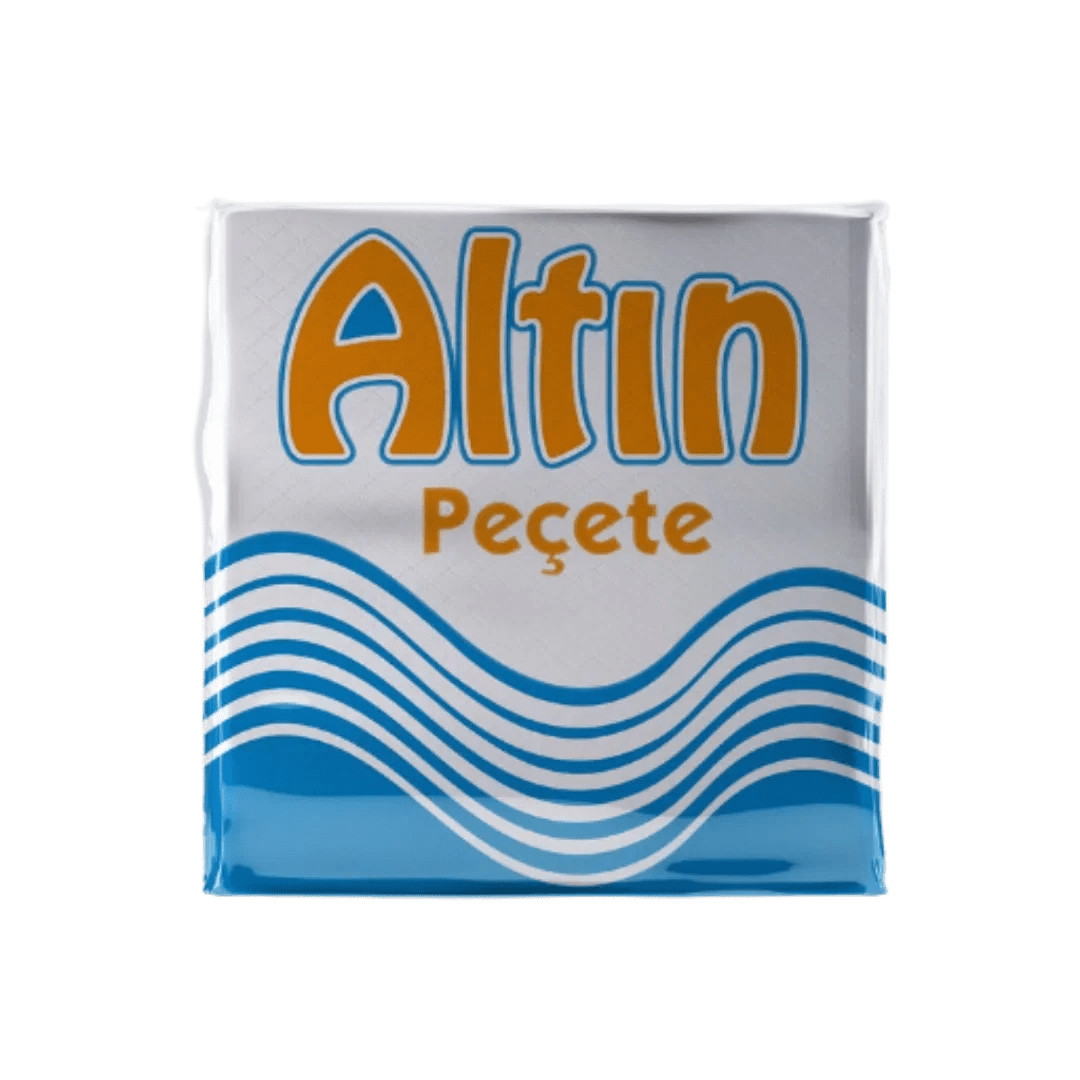 Altın Peçete Kare - 100'lü 10Paket - Şengür Plastik