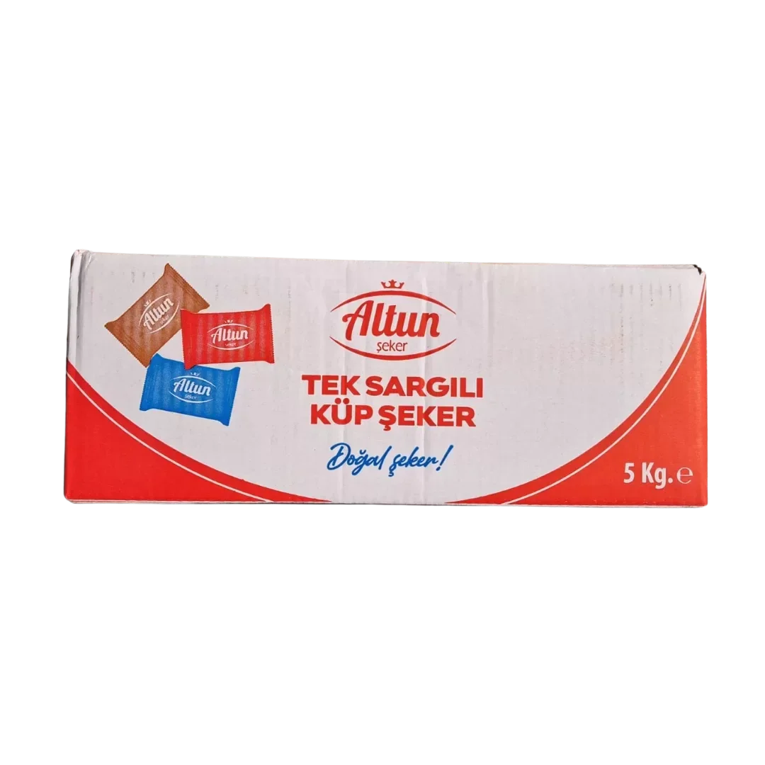 Altun Tek Sargılı Küp Şeker - 5KG