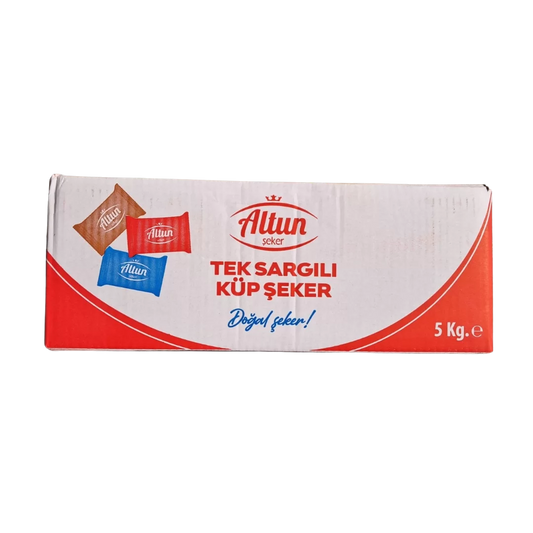 Altun Tek Sargılı Küp Şeker - 5KG