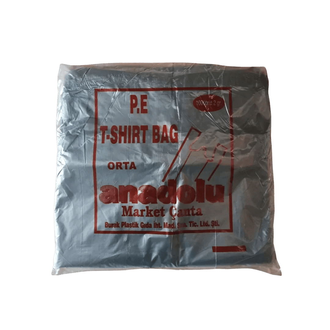 Anadolu Ara Orijinal Siyah Poşet - Orta Boy - Şengür Plastik