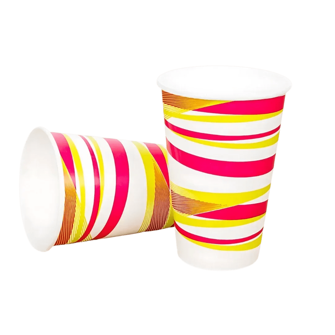 Arnes 12 Oz Karton Limonata Bardağı - 100'lü Paket - Şengür Plastik