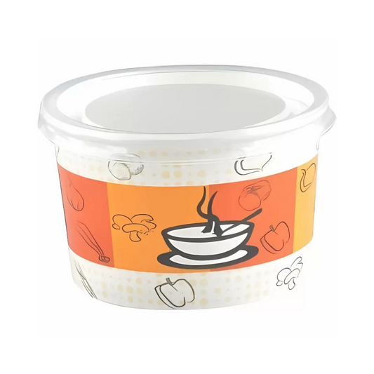 Arnes 16 Oz Çorba kabı ve Kapağı 50'li Paket