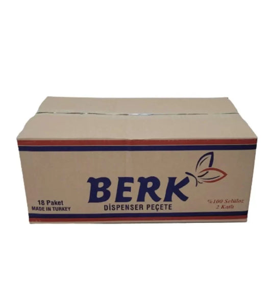 Berk Dispenser Peçete - 100'lü 18 Paket