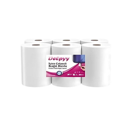 Delpyy İçten Çekmeli Kağıt Havlu - 6 Rulo