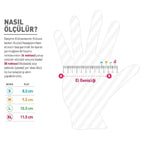 Dolphin XL Beden Siyah Nitril Muayene Eldiveni - 100'lü Paket