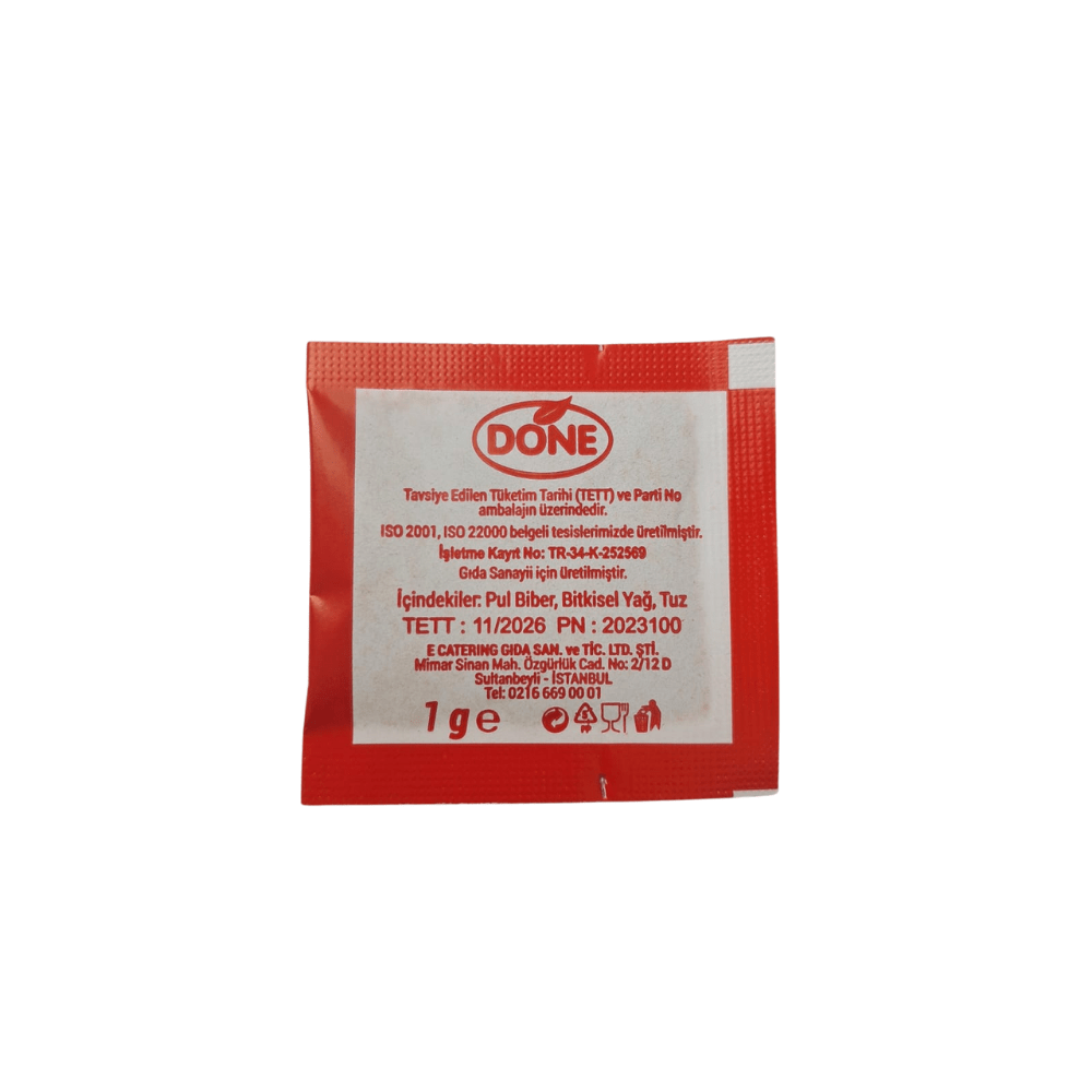 Done Stick Tek Kullanımlık Pul Biber – 1000’li Koli - Şengür Plastik