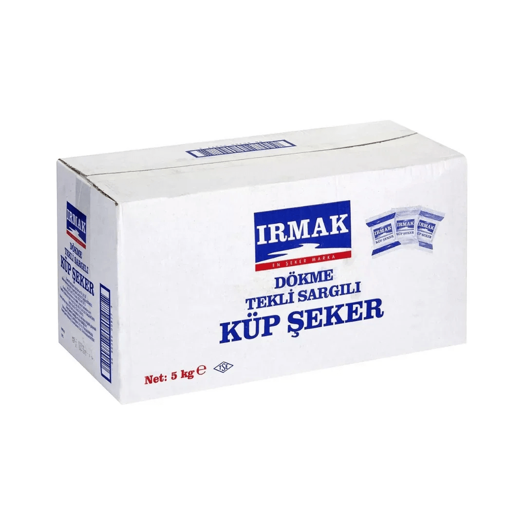 Irmak Tekli Sargılı Dökme Küp Şeker - 5kg - Şengür Plastik