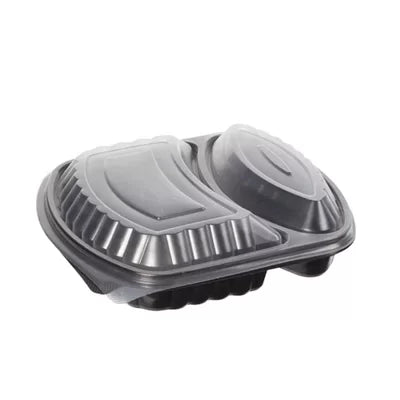 Larplast 2Göz Mikrodalga Fırın Kabı - 50'li Paket