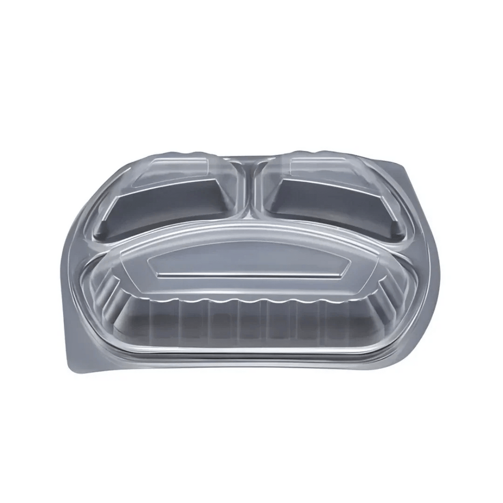 Larplast 3Göz Mikrodalga Fırın Kabı - 50'li Paket - Şengür Plastik