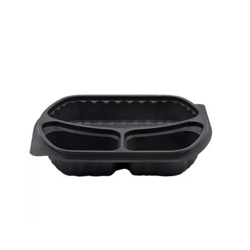 Larplast 3Göz Mikrodalga Fırın Kabı - 50'li Paket - Şengür Plastik