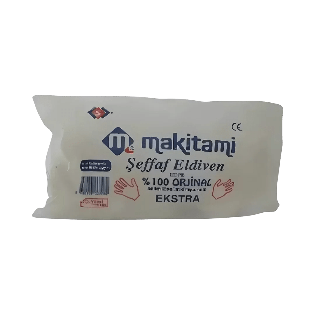 Makitami Şeffaf Eldiven - 100'lü Paket - Şengür Plastik