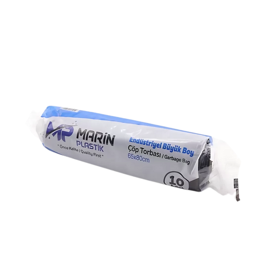 Marin Plastik 65x80 Endüstriyel Büyük Torbası - 10'lu Paket
