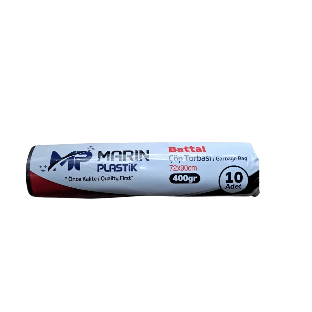 Marin Plastik 72x90 Endüstriyel Battal Çöp Torbası - 10'lu Paket - Şengür Plastik