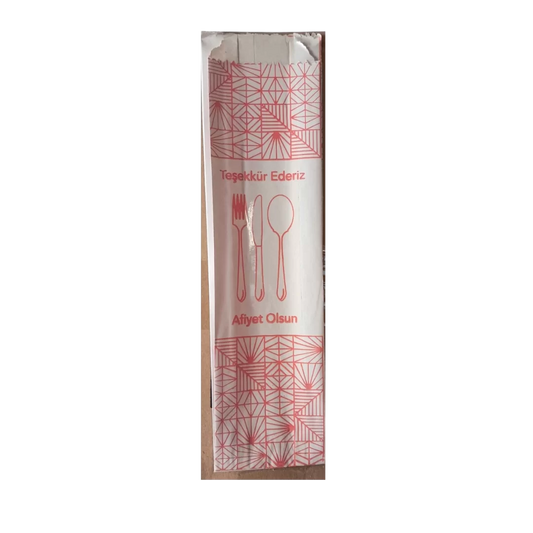 MFC Lvc Çatal Kaşık Kese Kağıdı - 8x26 Cm Standart 10 klilo