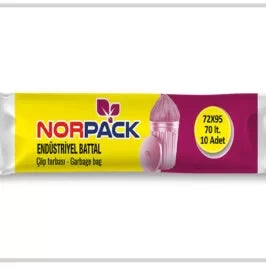 NORPACK 72X95 ENDÜSTRİYEL BATTAL ÇÖP TORBASI - 10'lu Paket