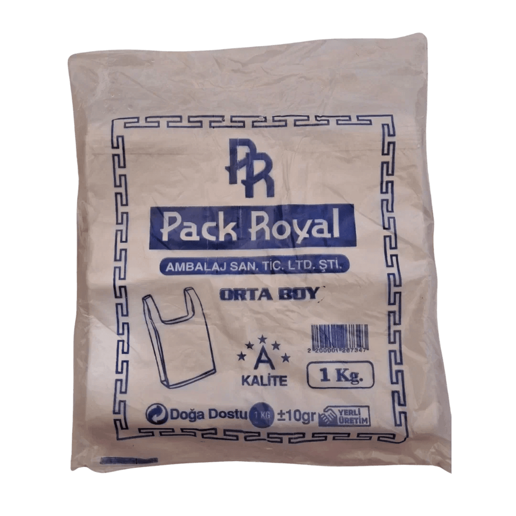 Pack Royal Hışır Poşet - Orta Boy 1Kg - Şengür Plastik