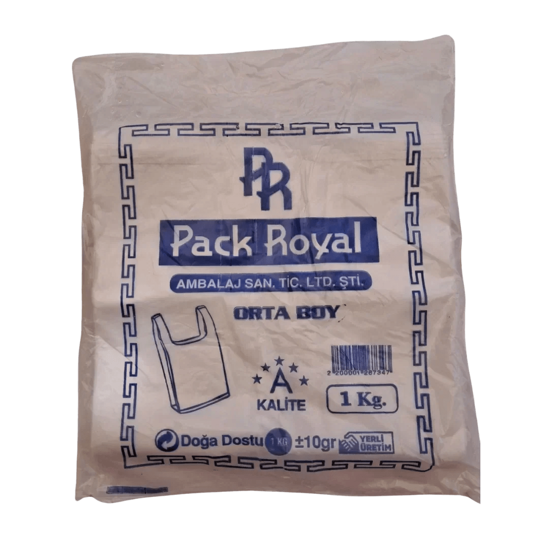 Pack Royal Hışır Poşet - Orta Boy 1Kg - Şengür Plastik