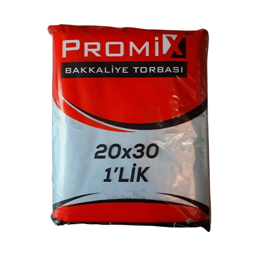 PROMİX 20X30 1'LİK BAKKALİYE TORBASI - Şengür Plastik
