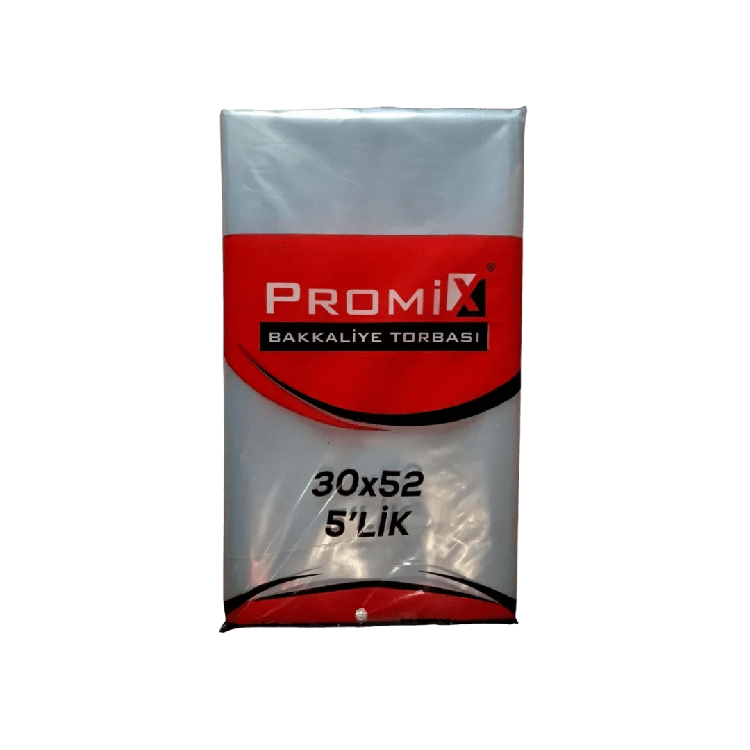 PROMİX 30X52 5'LİK BAKKALİYE TORBASI - Şengür Plastik