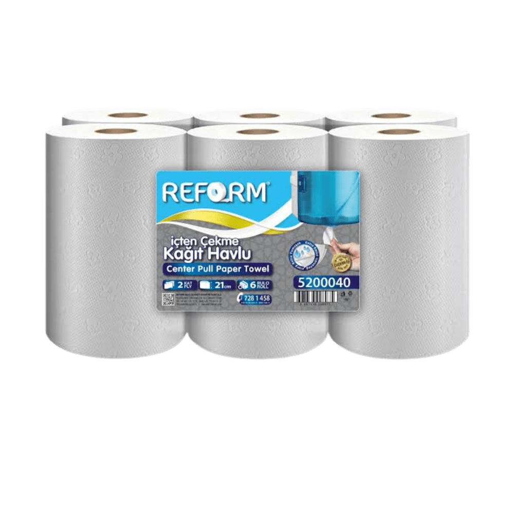 Reform İçten Çekmeli Kağıt Havlu 21 CM - 6'lı Paket - Şengür Plastik
