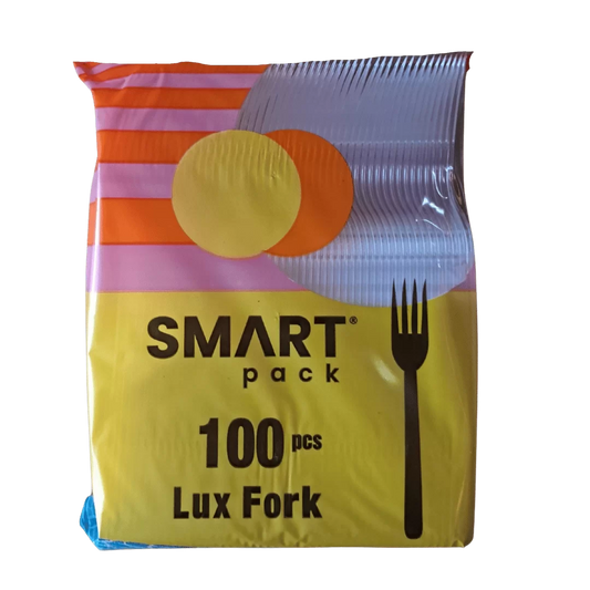 Smartpack Lüks Plastik Çatal - 100'lü Paket