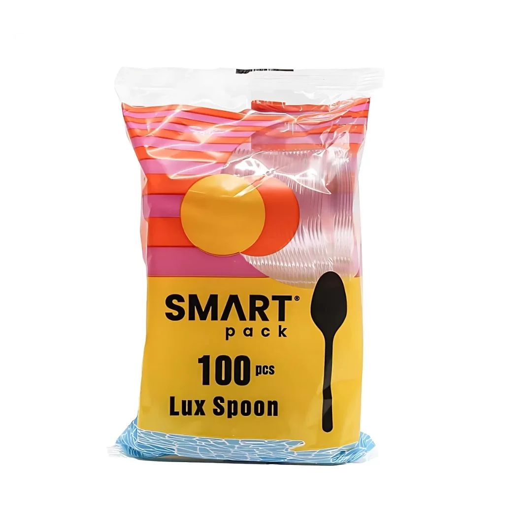 Smartpack Lüks Plastik Kaşık - 100'lü Paket