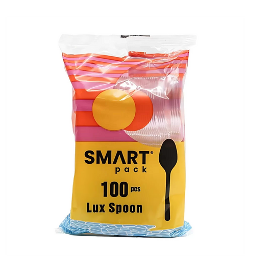 Smartpack Lüks Plastik Kaşık - 100'lü Paket