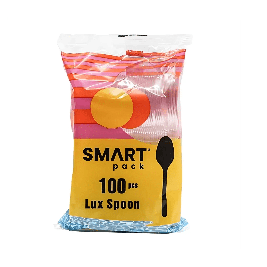 Smartpack Lüks Plastik Kaşık - 100'lü Paket - Şengür Plastik