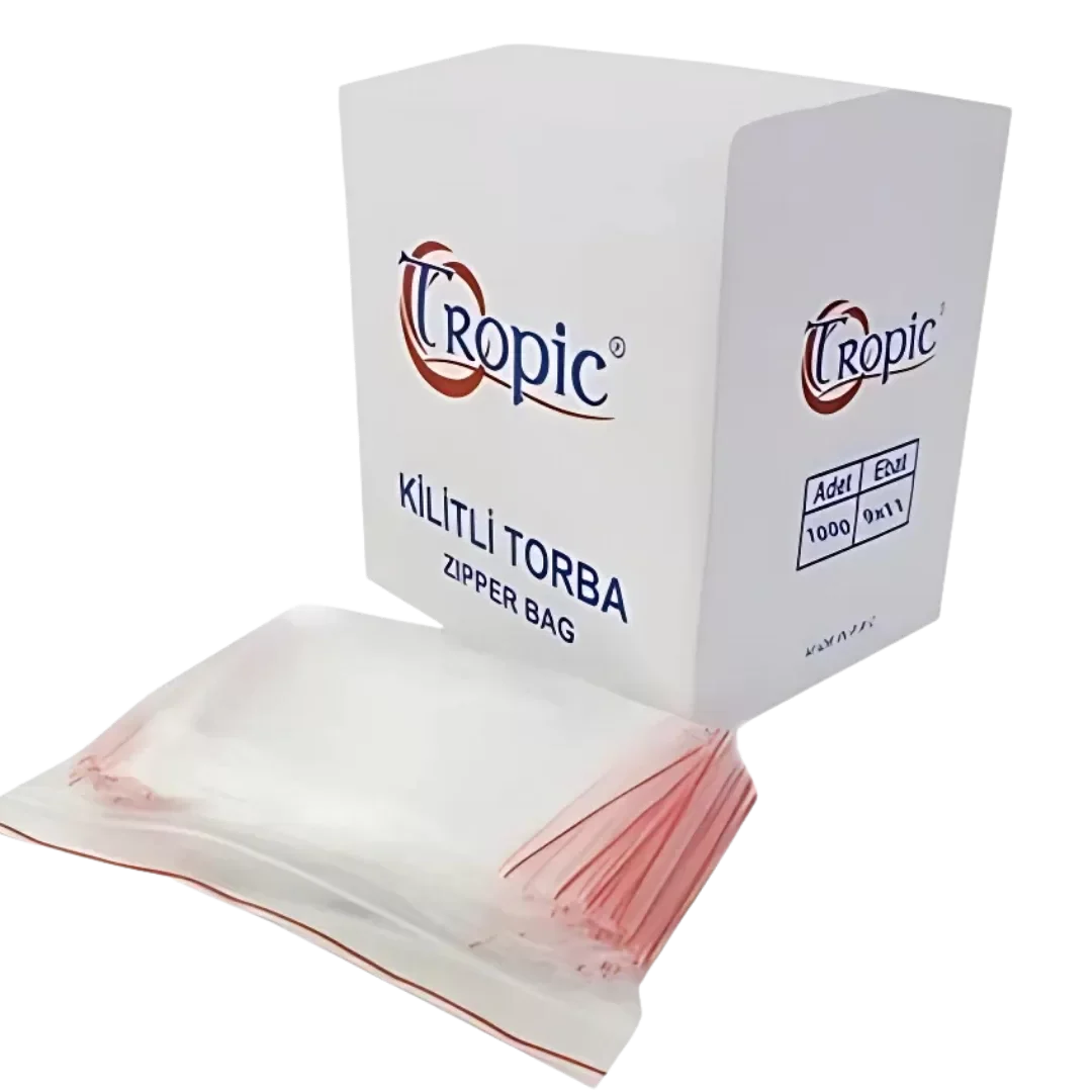 Tropic 9x11 Kilitli Torba - 1000 Adet